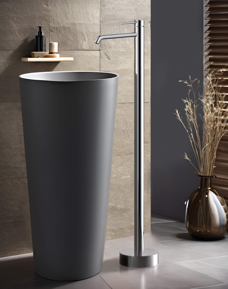 Смеситель для раковины напольный Aquatek AQ1309CR ЕВРОПА