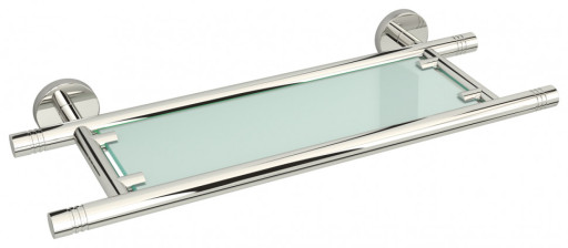 Полка Сунержа КАНЬОН стеклянная / L 400 Без покрытия