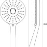 Ручной душ Ravak Flat XXL 961.00