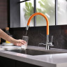 Смеситель Lemark Comfort LM3075C-Orange для кухни  с подключением к фильтру с питьевой водой