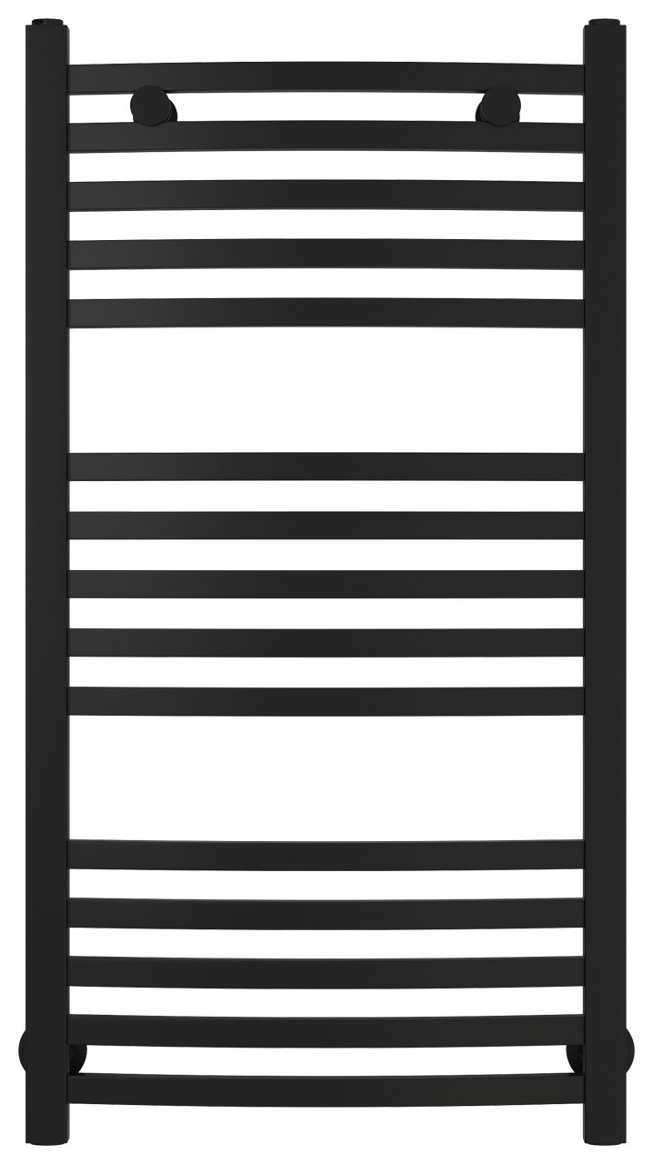 Полотенцесушитель водяной Сунержа Аркус 800х400 Матовый чёрный