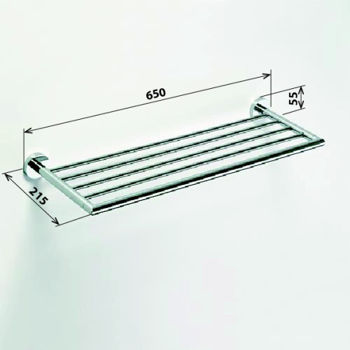 Полка для полотенец Bemeta Omega 104205082