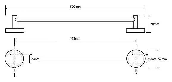 Полотенцедержатель Bemeta Trend-i 104104028