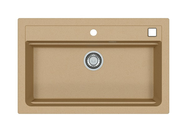 Мойка ALVEUS GRANITAL ATROX 40 BEIGE - G55 790 X  500  1X в комплекте с сифоном 1132823,