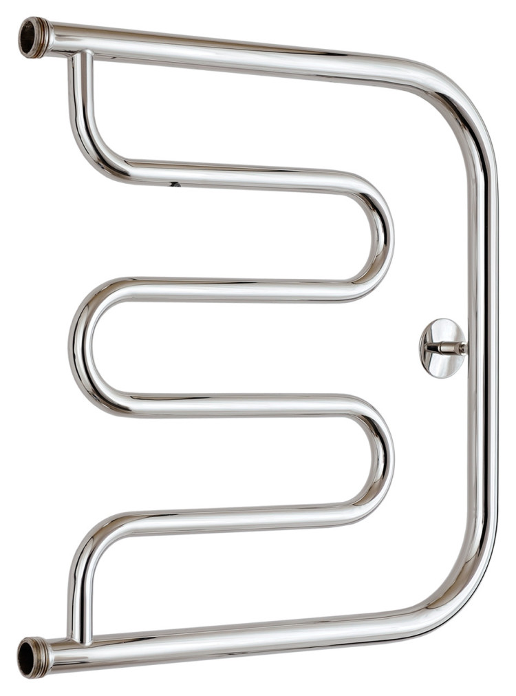 Полотенцесушитель водяной Стиле Тандем 500х500 резьба-сгон 1