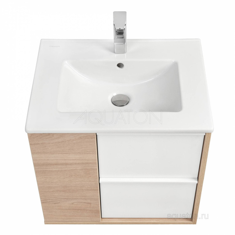 Тумба под раковину Aquaton Бостон 60 дуб эврика 1A240001BN010