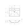 База под раковину подвесная с двумя выкатными ящиками BelBagno AURORA-600-2C-SO-RT