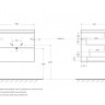 База под раковину подвесная с двумя выкатными ящиками BelBagno AURORA-600-2C-SO-RT