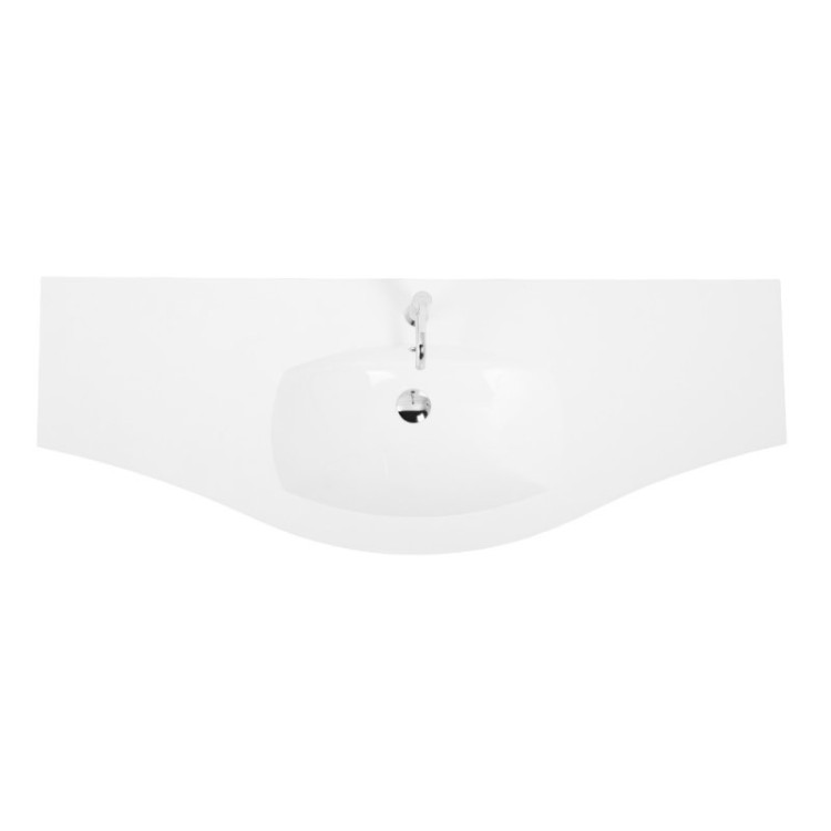 Стеклянная раковина с двумя чашами Extra-light, 139x52 Cezares 82412