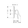 Смеситель для душа Hansgrohe Metris 31685000