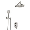 WasserKRAFT A14129 Встраиваемый комплект для душа с верхней душевой насадкой и лейкой