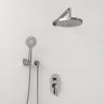 WasserKRAFT A14129 Встраиваемый комплект для душа с верхней душевой насадкой и лейкой