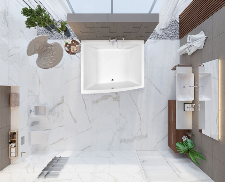 Акриловая ванна Vagnerplast Impossible 190x160