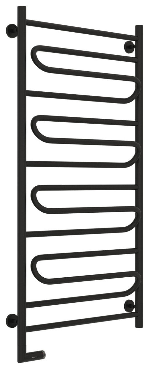 Полотенцесушитель электрический Сунержа Элегия 2.0 1200х600 МЭМ левый Матовый чёрный