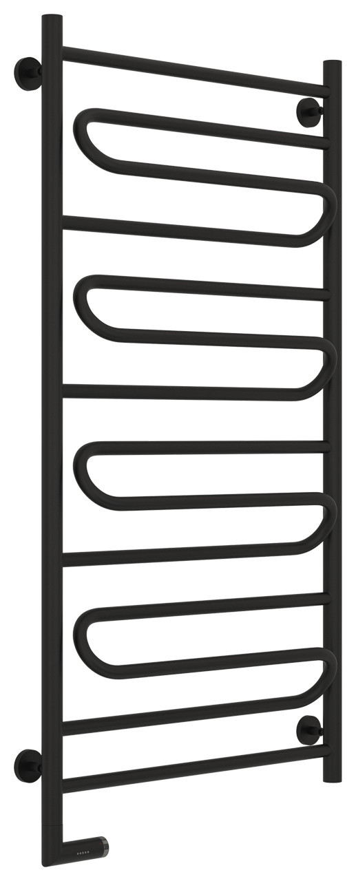 Полотенцесушитель электрический Сунержа Элегия 2.0 1200х600 МЭМ левый Матовый чёрный