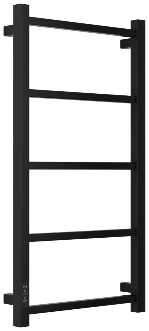 Полотенцесушитель электрический Стилье Формат 26 800х400 левый Матовый чёрный