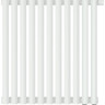 Отопительный радиатор Сунержа Эстет-00 EU50 500х495 11 секций Матовый белый
