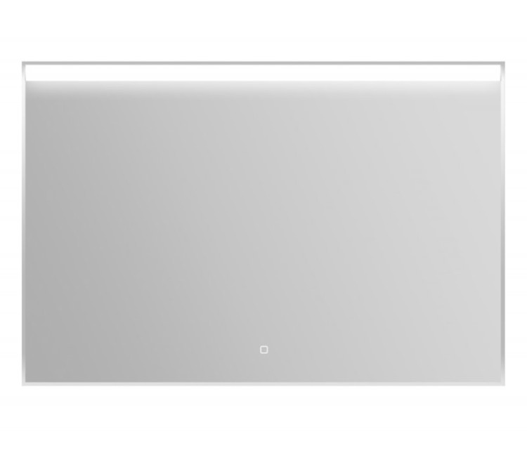Зеркало в алюминиевой раме с подсветкой, с сенсорным выключателем Cezares SPC-UNO-800-800-TCH