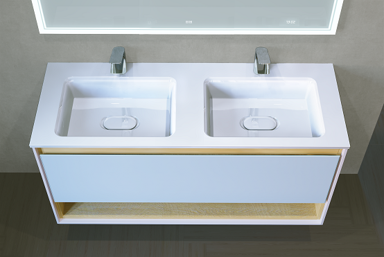 Тумба Glass 120 подвесная