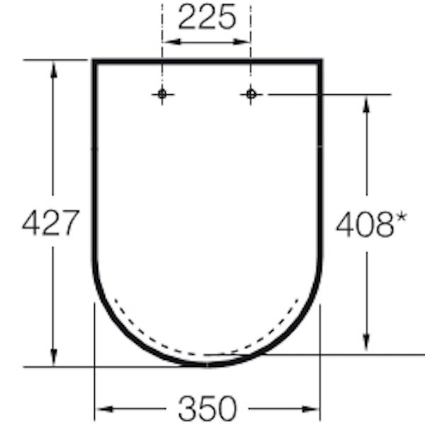 Крышка-сиденье для унитаза Roca The Gap 801732004