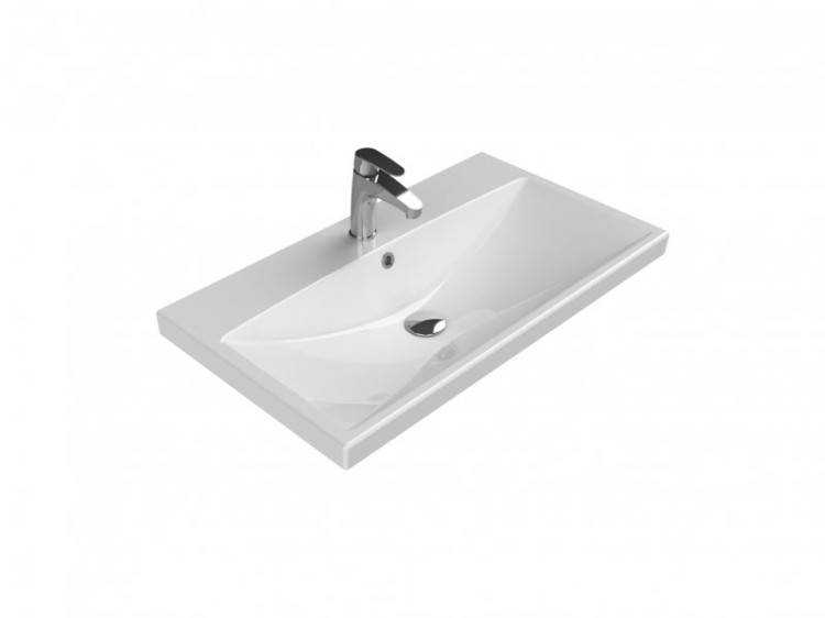 База под раковину подвесная с двумя выкатными ящиками 762x440x500 BelBagno MARINO-CER-800-2C-SO-BL-P