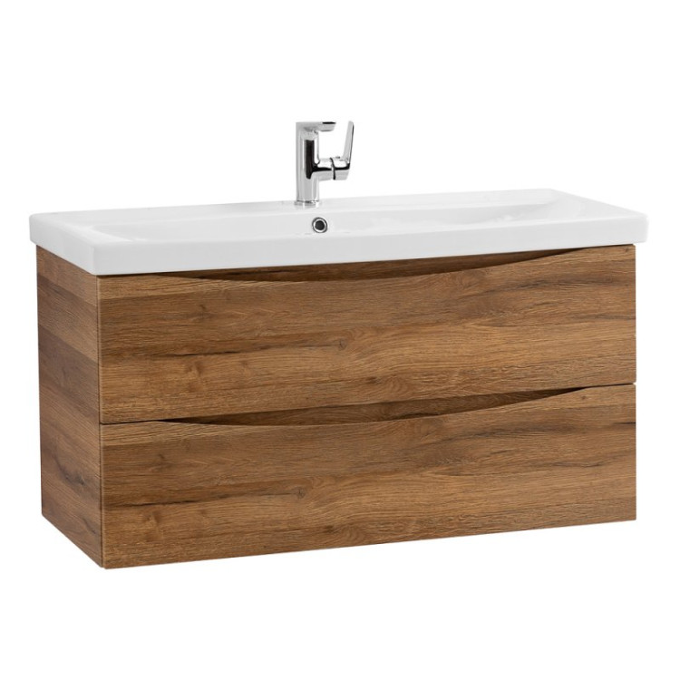 База под раковину подвесная с двумя выкатными ящиками 762x440x500 BelBagno MARINO-CER-800-2C-SO-BL-P
