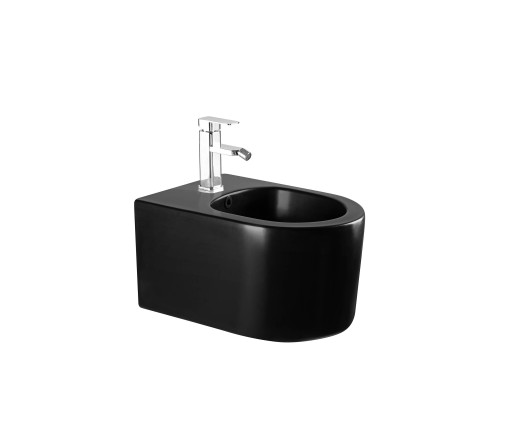 Биде подвесное Aquatek МИЯ AQ1004-MB, 490*370*300 мм, цвет черный матовый