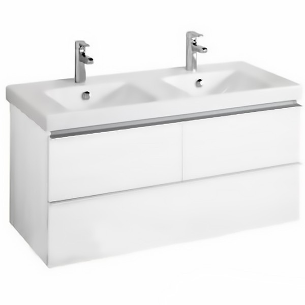 Тумба под две раковины Jacob Delafon Odeon Up 120 подвесная 3 ящика