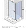 Стенка душевого уголка Riho Ocean O404 90x195