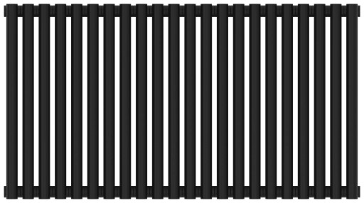Отопительный радиатор Сунержа Эстет-00 500х990 22 секции Матовый чёрный