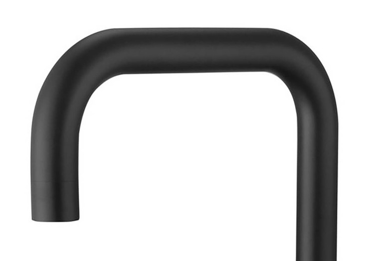 Смеситель для кухни Aquatek (квадратный излив), матовый черный AQ1081MB ВЕГА