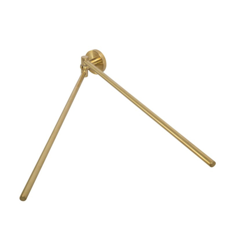 Полотенцедержатель двойной поворотный Cezares RELAX-THD-S-GM