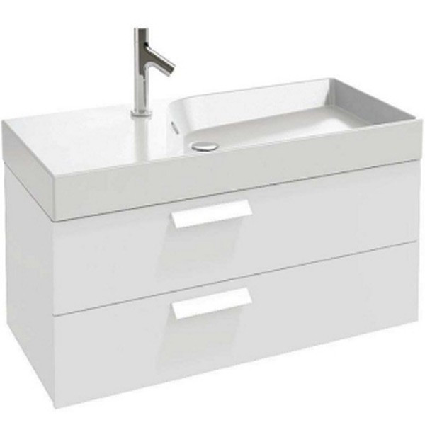 Тумба под раковину Jacob Delafon Rythmik 80x36 подвесная 2 ящика