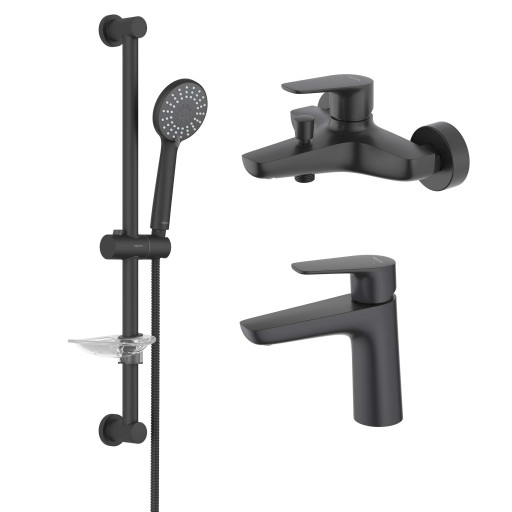 Душевой комплект наружного монтажа Aquatek БЕТТА AQ1130MB