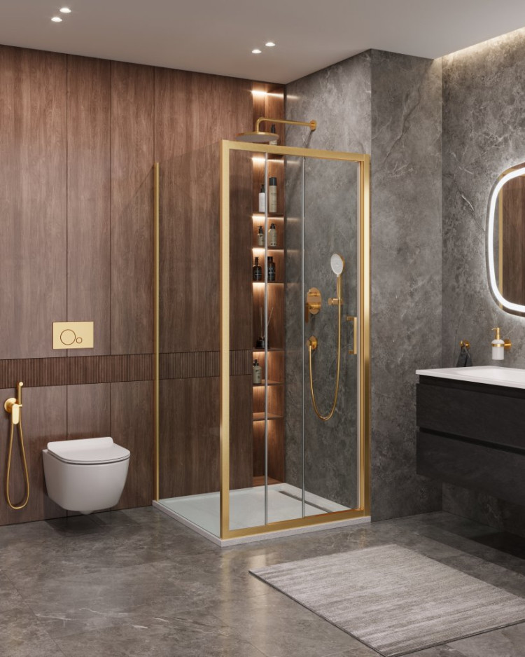 Душевой уголок MOLVENO-AF-31 Cezares MOLVENO-AF-31-100-C-CR-IV