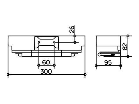 Корзинка для душа Keuco Edition 11 11159 010000