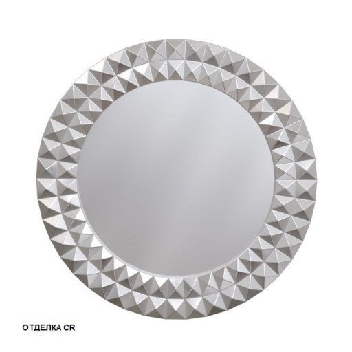 Зеркало круглое 80х80 (серебро)