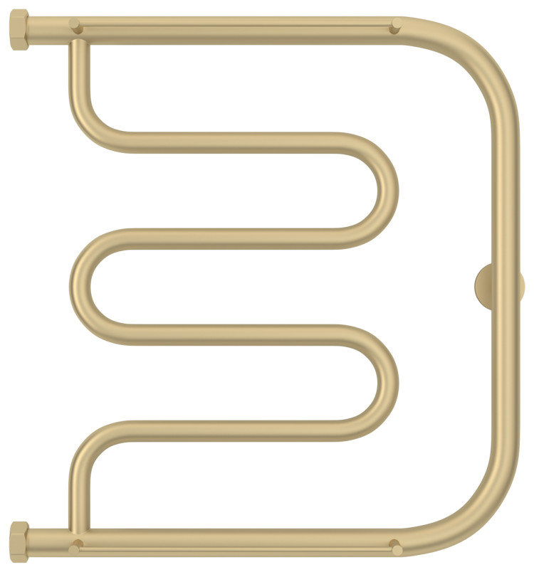 Полотенцесушитель водяной Сунержа Лира 2 полки+ 500х500 Матовая шампань