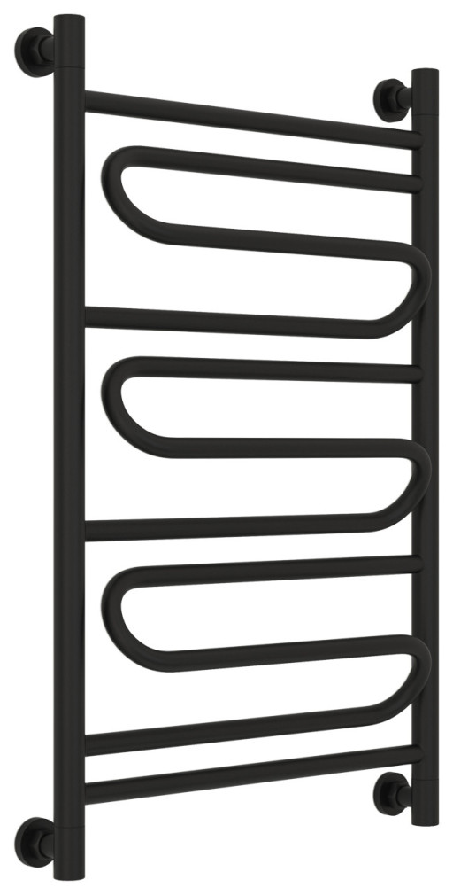 Полотенцесушитель водяной Сунержа Элегия+ 800х500 Матовый чёрный