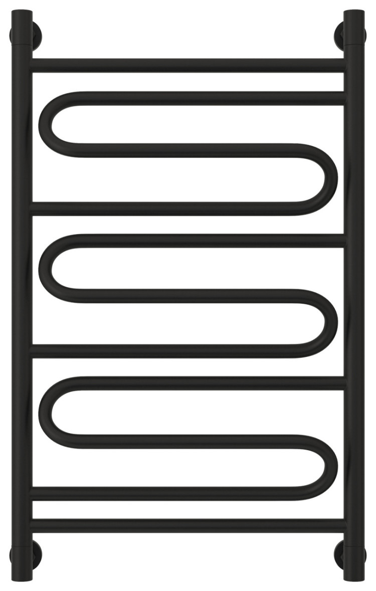 Полотенцесушитель водяной Сунержа Элегия+ 800х500 Матовый чёрный