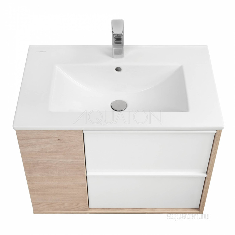 Тумба под раковину Aquaton Бостон 75 дуб эврика 1A240101BN010