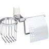 WasserKRAFT Leine K-5059WHITE Держатель туалетной бумаги и освежителя