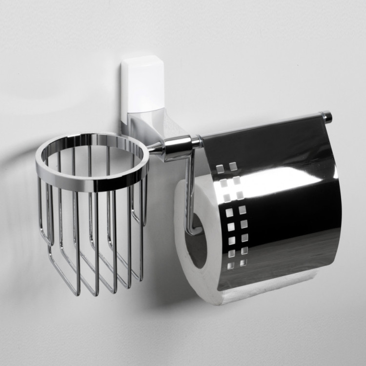 WasserKRAFT Leine K-5059WHITE Держатель туалетной бумаги и освежителя
