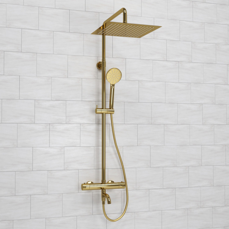 WasserKRAFT NEW A188.261.207.PG Thermo Душевой комплект с термостатическим смесителем