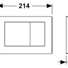 Кнопка смыва Tece Planus 9240322 для унитаза