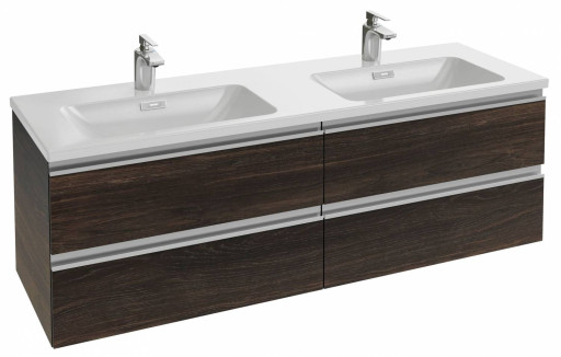 Мебель для раковины-столешницы 140 см, 4 выдвижных ящика, ореховое дерево Jacob Delafon VOX EB2020-RA-E16