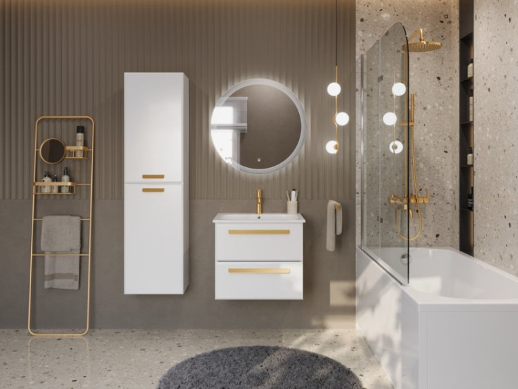 Мебельная ручка ECO (60 см) для базы ECO-CER размером 100 и 120 см 1 штука Cezares RS156SG.3/512