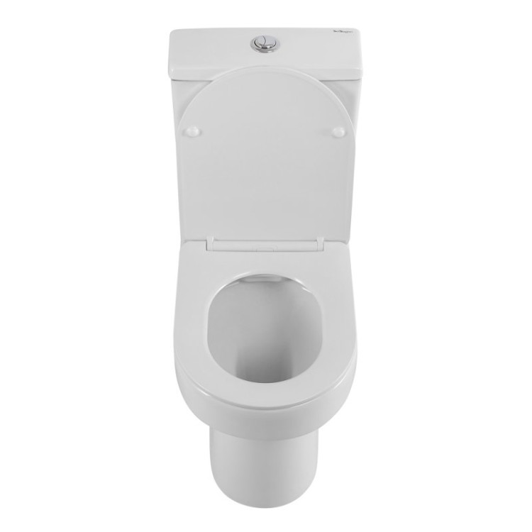 Сиденье быстросъемное, дюропласт, soft close, металлическое крепление BelBagno BB089SC