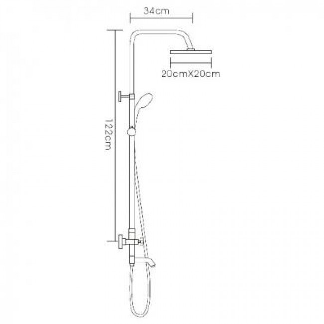 Душевая система Frap F2408