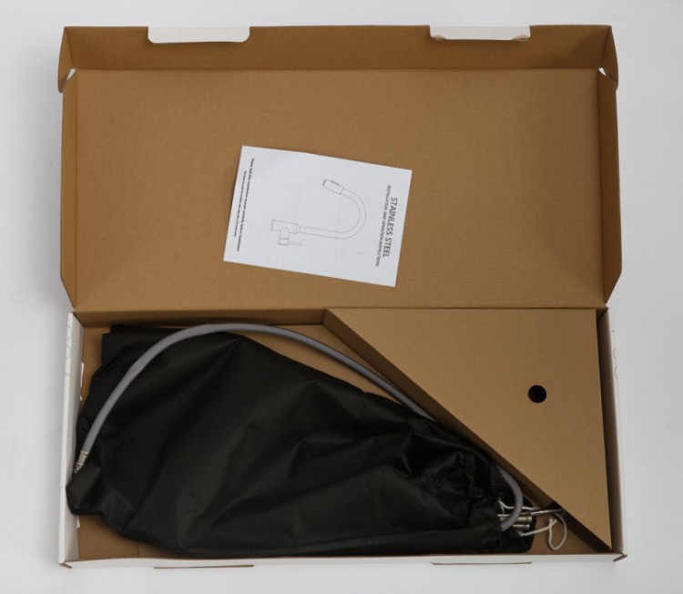 Смеситель для кухни, нержавеющая сталь Cezares BB-LAM31B-IN